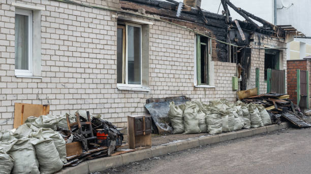 Professional Soot Cleanup technician working in Savage, MD